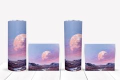 Cosmic Tumbler Wrap Design, Planets Tumbler Sublimation Product Image 2
