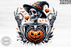 Halloween Skeleton - Halloween PNG Design Product Image 1