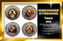 Otterhound Wind Spinner Sublimation - 04 Variati Product Image 1