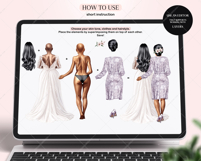 Mother of the Bride Clipart Bundle Portrait Creator Product Image 2