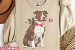 Valentine Dog Sublimation PNG Product Image 2