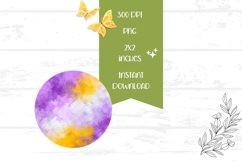 Colorful Earrings, Art Round Earrings Template Product Image 2