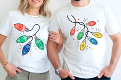 Christmas Lights SVG Bundle, PNG Bulbs Product Image 3