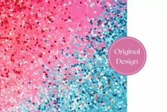 Glitter Tumbler Sublimation, Ombre Tumbler Template Product Image 2