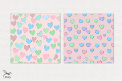 Valentines hearts digital paper, seamless pattern Product Image 2