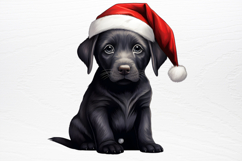 Christmas Dog Sublimation Clipart PNG Product Image 2
