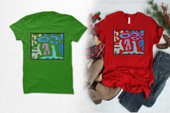 Abstract Shapes Colorful Embroidery Design Product Image 2