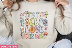 It&#039;s the Self-Love PNG, Retro Positive Sublimation PNG Product Image 1
