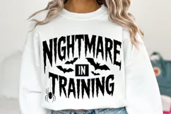 Nightmare in Training Svg | Halloween Svg | Shirt Svg Product Image 1