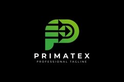 P Letter Arrows Digital Logo Product Image 2