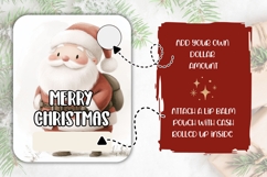 Cute Santa Claus Money Card, Christmas Santa Gift Cards Product Image 2