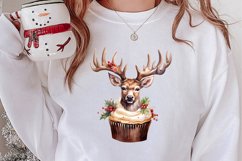 Christmas Cupcake Collection, Christmas Cupcake Clipart Product Image 2