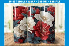 Camelia&#039;s Flowers Tumbler Wrap | Flower Tumbler Wrap Product Image 2
