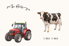 On the Farm Watercolor Clipart - 20 Png Product Image 2