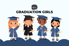 Graduation Kids Clipart Product Image 2