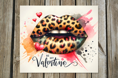 Valentine lips | 4 Skinny tumbler sublimation designs Product Image 2