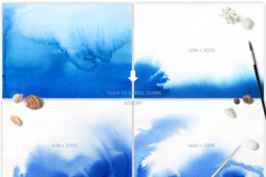 Blue Watercolor Texture Collection Product Image 2