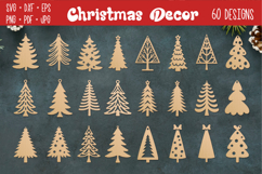 Christmas Decorations laser SVG PNG| 55 Designs Product Image 5