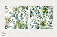 Spring flowers digital paper, seamless pattern Product Image 2