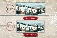 Christmas Mug Wrap Design, Christmas Sublimation Mug Design Product Image 2