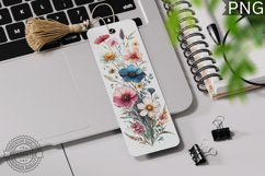 Floral Bookmark - Sublimation PNG Design Product Image 1