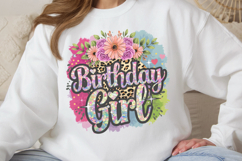 Birthday girl PNG, Birthday Sublimation PNG Product Image 2