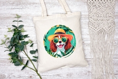 Funny Dog Illustration, Cavalier King Charles Spaniel PNG Product Image 2