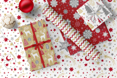 6 Christmas Seamless Patterns Product Image 3