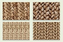 Jute Stitch Knitted Cutting Boards sublimation Design Product Image 2