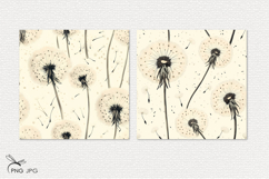 Dandelion digital paper Product Image 2