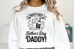 Happy first Father&#039;s Daddy day Svg | Shirt Svg Product Image 1