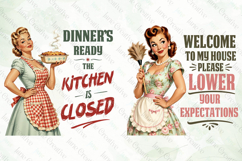 Sarcastic Housewife Clipart Product Image 1
