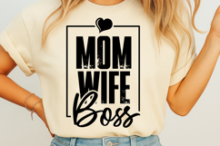 Mom Wife Boss SVG Product Image 2