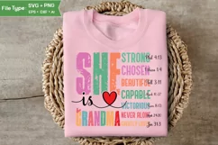 She Is Grandma SVG | Mother Day PNG | Happy Mother's Day SVG Product Image 2