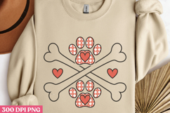 Valentine Dog Sublimation PNG Product Image 2
