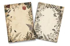 Botanical Woodland Junk Journal Pages Product Image 2