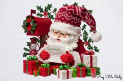 Christmas Festive gnome clipart PNG Product Image 1