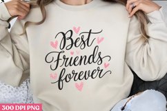 Best Friends Forever PNG, Friendship Sublimation PNG Product Image 3