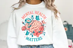 Mental Health Matters svg | Svg Files for Cricut | Shirt Svg Product Image 3