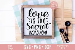 Love Is The Secret Ingredient SVG / Pot Holder SVG Product Image 2