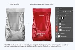Foil Food Bag PSD Mockup - Front View Product Image 6