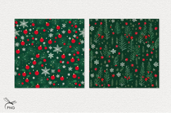 Christmas digital paper, background clipart Product Image 2