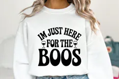 Im just here for the Boos Svg | Halloween Svg | Shirt Svg Product Image 1