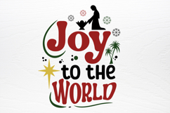 Farmhouse Christian Christmas Sign SVG Product Image 2