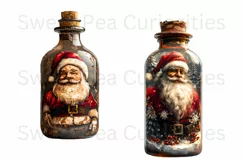 Christmas, Santa, Ephemera, PNG, Junk Journal, clipart Product Image 2