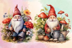 Christmas Santa Gnome Clipart Sublimation, Christmas Santa Product Image 3