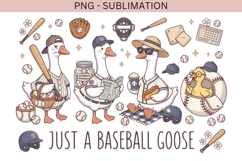 Baseball goose png design for T-shirts Product Image 2