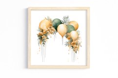 Green Boho Baby Shower Sublimation Product Image 2