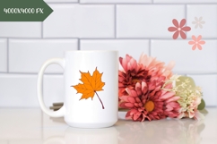 Maple leaf Illustration, Maple PNG, Autumn Print Product Image 2