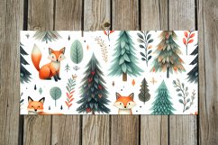 Christmas pattern | Fox Mug sublimation design bundle Product Image 2